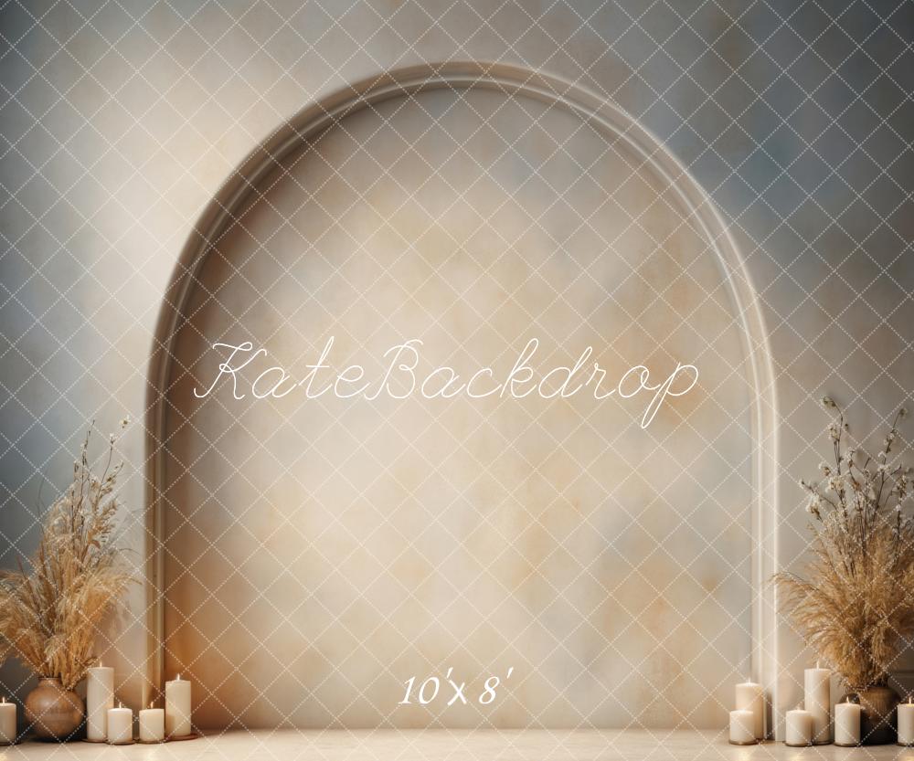 Kate Style moderne Bougies Mur en arc Toile de fond conçue par Emetselch - Kate Backdrop FR