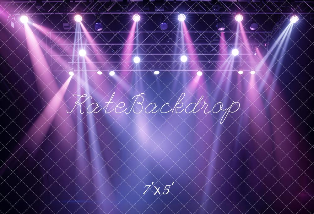 Kate Violet Sombre Scène Lumière Toile de fond conçue par Emetselch - Kate Backdrop FR