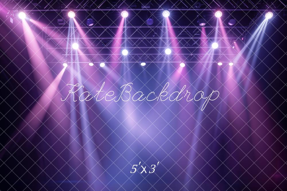 Kate Violet Sombre Scène Lumière Toile de fond conçue par Emetselch - Kate Backdrop FR