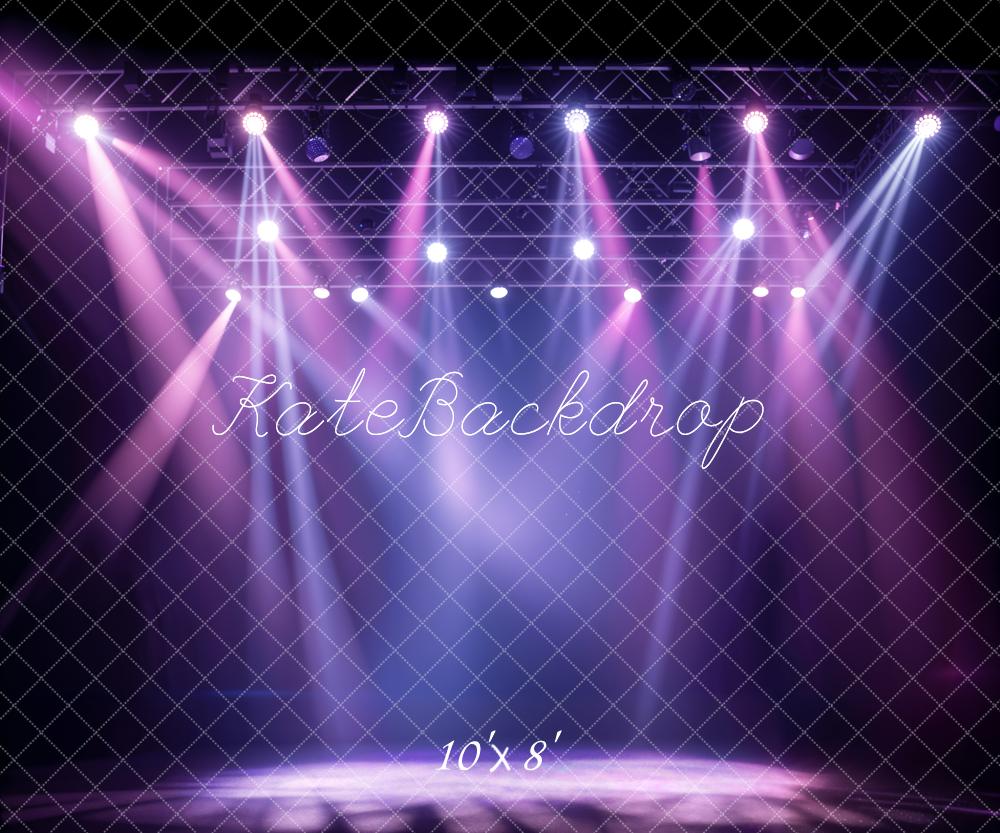 Kate Violet Sombre Scène Lumière Toile de fond conçue par Emetselch - Kate Backdrop FR