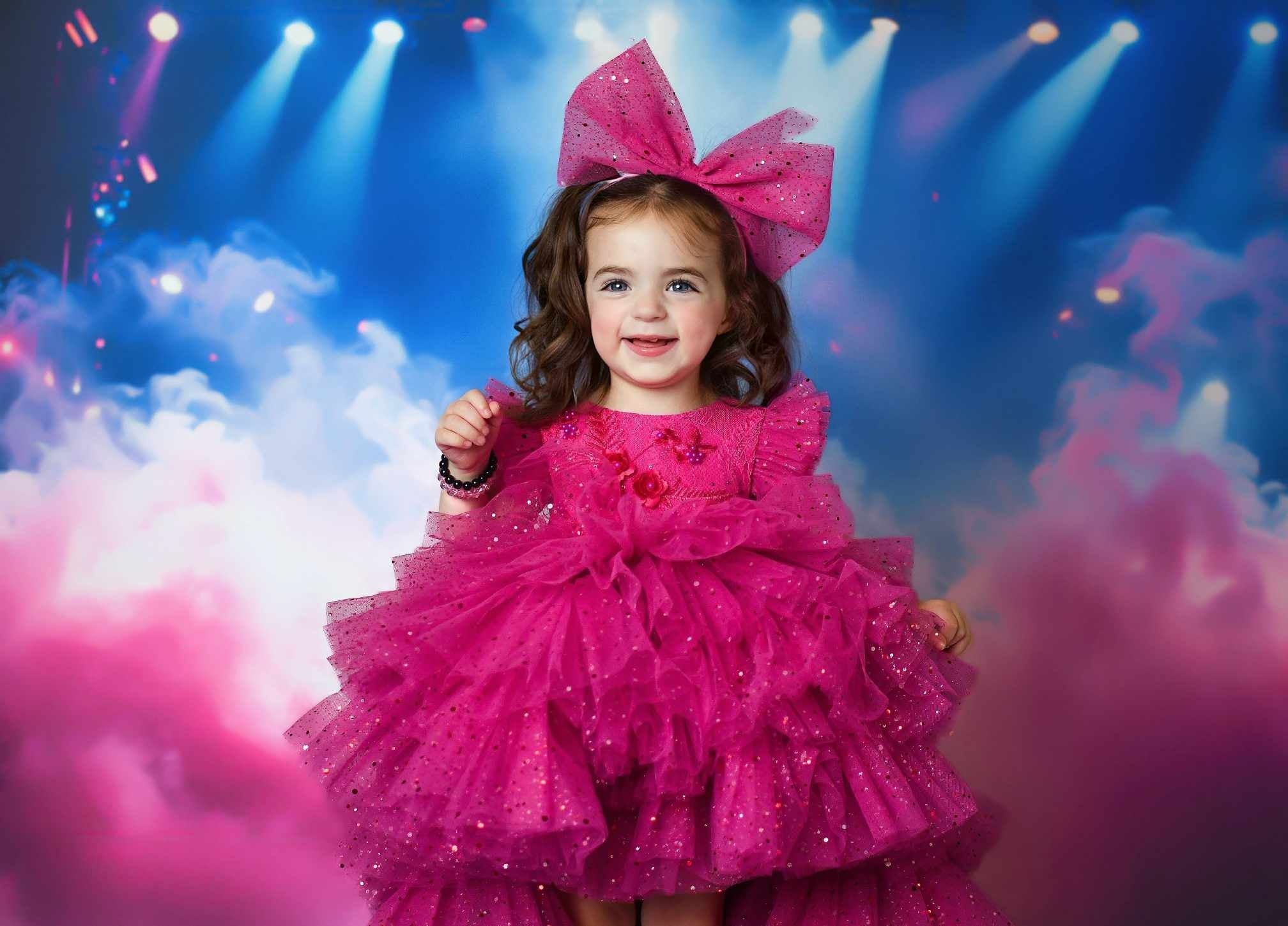 Offres Éclair-Kate Rose Fumée Scène Lumière Toile de fond conçue par Emetselch - Kate Backdrop FR