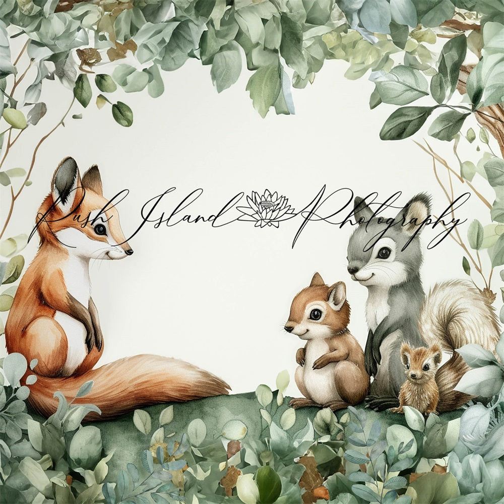 Kate Renard-ET-Amis Conte de fées Toile de fond conçue par Laura Bybee - Kate Backdrop FR