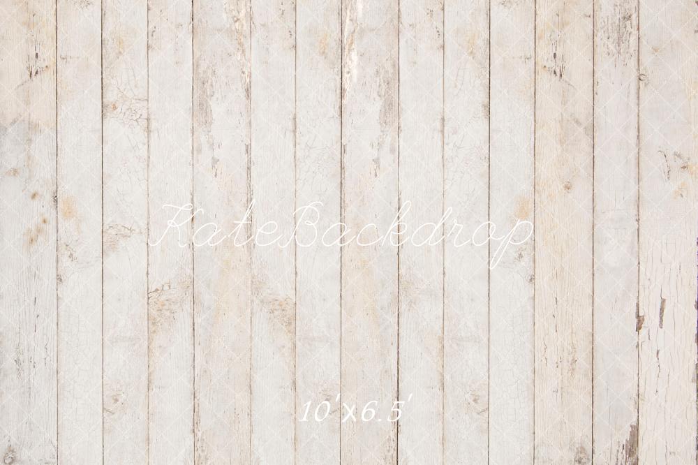 Kate Blanc Bois Sol Toile de fond conçue par Kate Image - Kate Backdrop FR