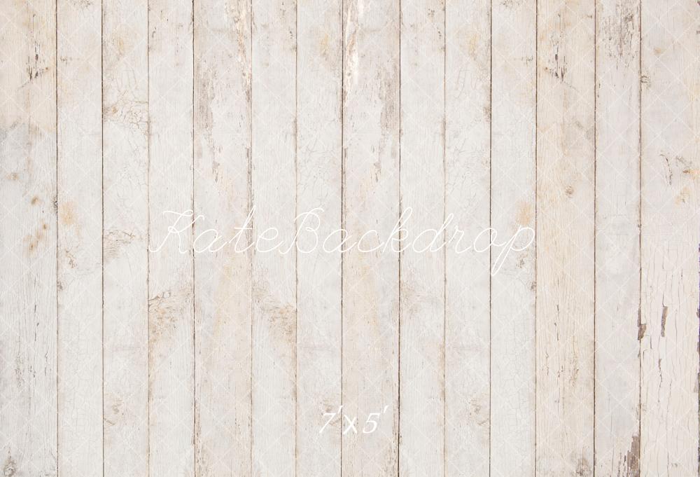 Kate Blanc Bois Sol Toile de fond conçue par Kate Image - Kate Backdrop FR