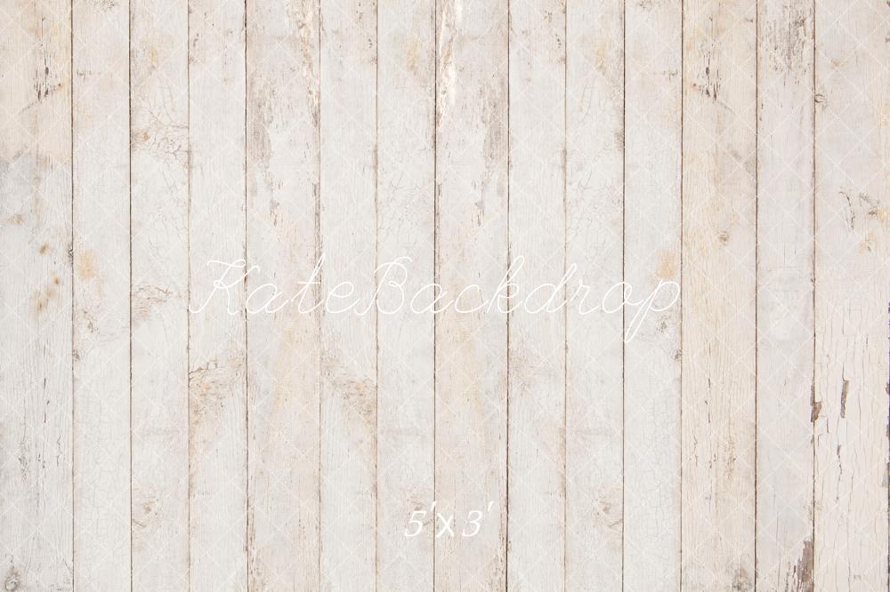 Kate Blanc Bois Sol Toile de fond conçue par Kate Image - Kate Backdrop FR