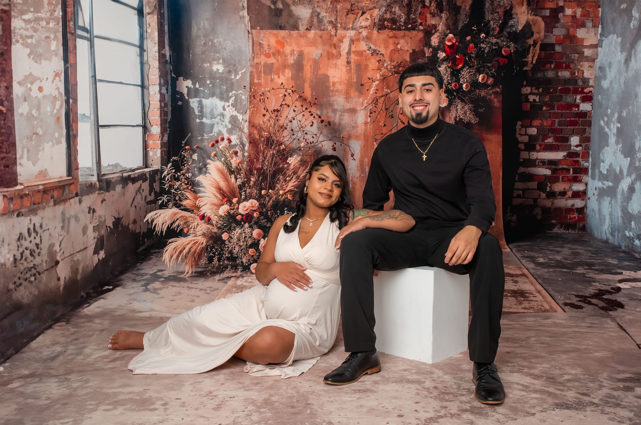 Offres Éclair Kate Bohème Fleur séchée Vieux Brique Roseau Toile de fond conçue par Emetselch - Kate Backdrop FR