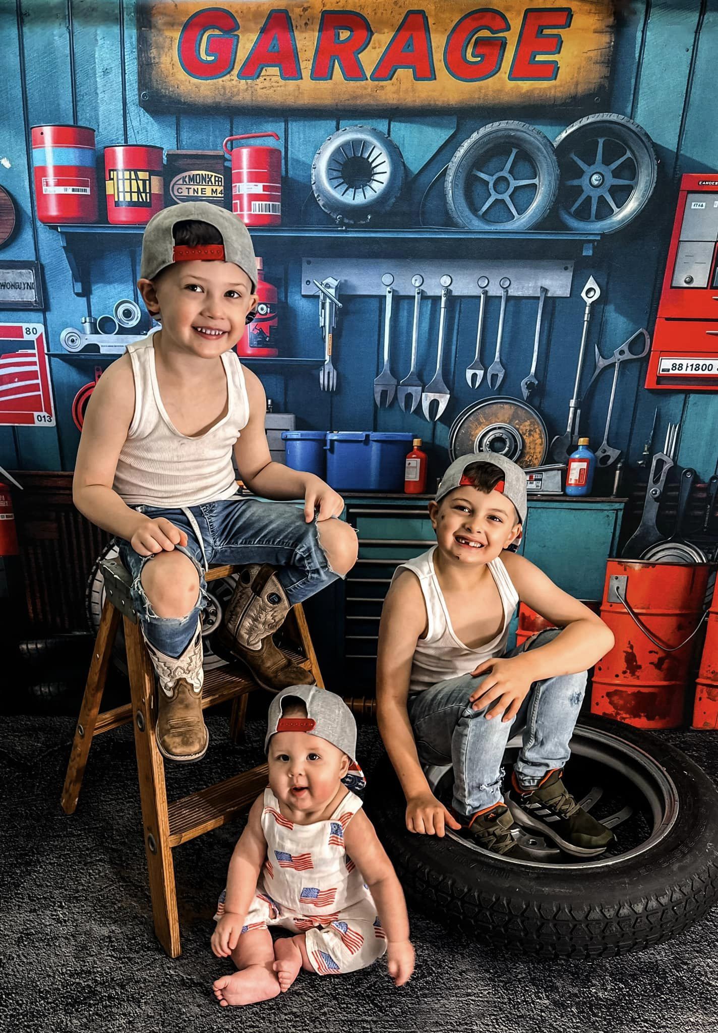 Kate Porte-outil Garage Fête des pères Toile de fond conçue par Emetselch - Kate Backdrop FR