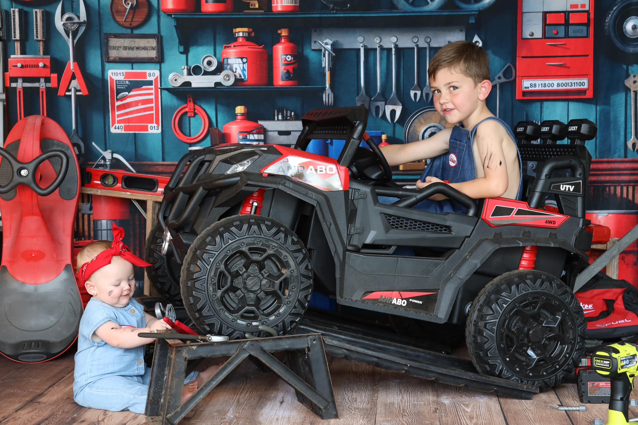 Kate Porte-outil Garage Fête des pères Toile de fond conçue par Emetselch - Kate Backdrop FR