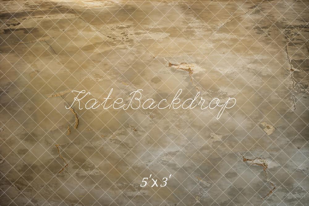 Kate Texture Marron Sol en ciment Toile de fond conçue par Kate Image - Kate Backdrop FR