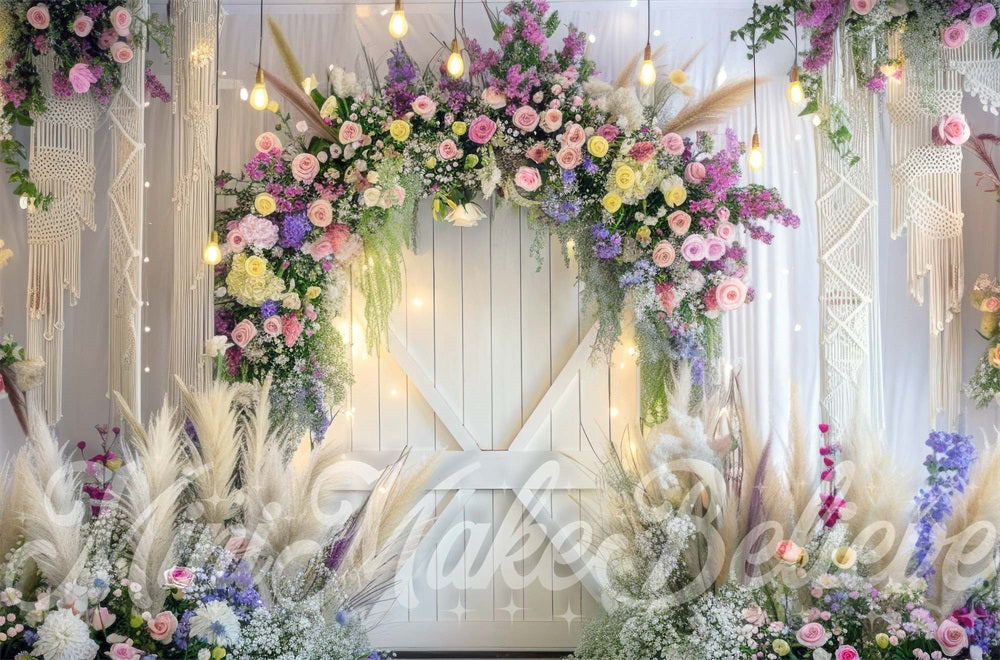 Kate Fête des mères Porte Florale Mariage Toile de fond conçue par Mini MakeBelieve - Kate Backdrop FR