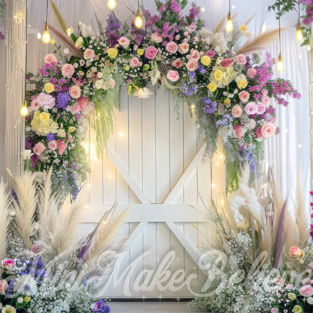 Kate Fête des mères Porte Florale Mariage Toile de fond conçue par Mini MakeBelieve - Kate Backdrop FR