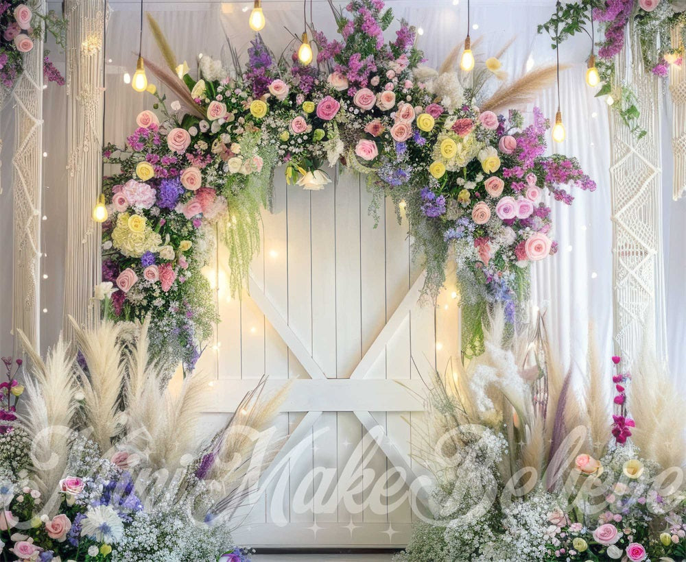Kate Fête des mères Porte Florale Mariage Toile de fond conçue par Mini MakeBelieve - Kate Backdrop FR