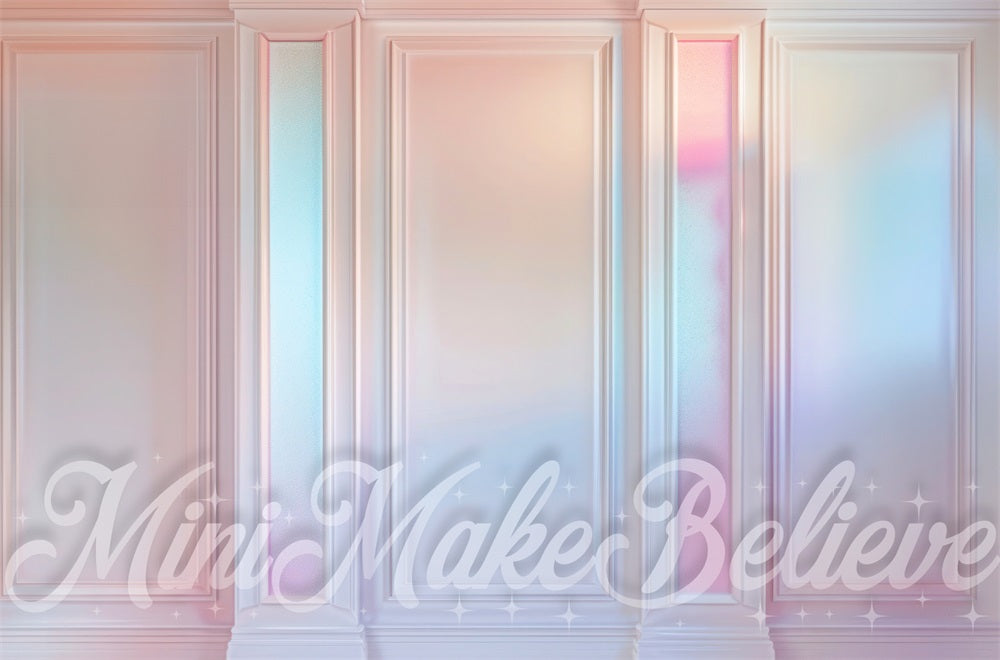 Kate Rose Irisé Mur Rétro Portrait Toile de fond conçue par Mini MakeBelieve - Kate Backdrop FR