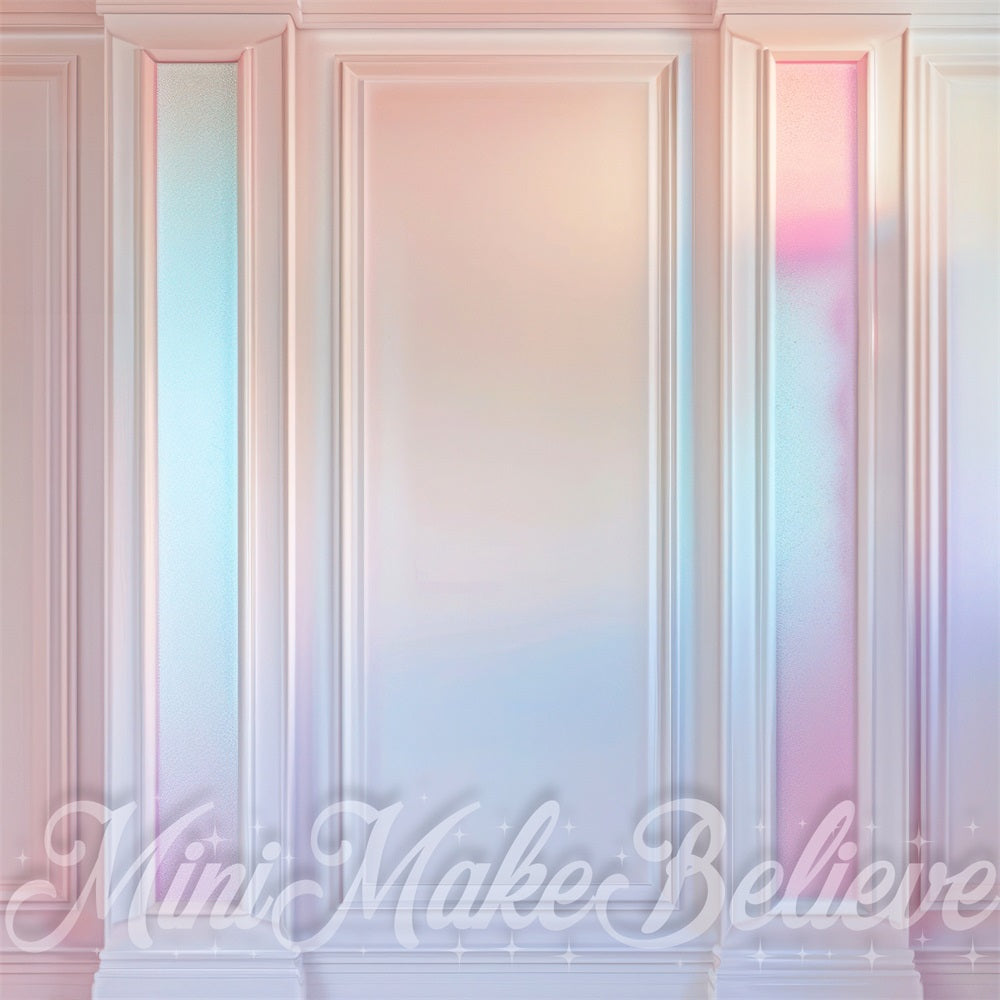 Kate Rose Irisé Mur Rétro Portrait Toile de fond conçue par Mini MakeBelieve - Kate Backdrop FR