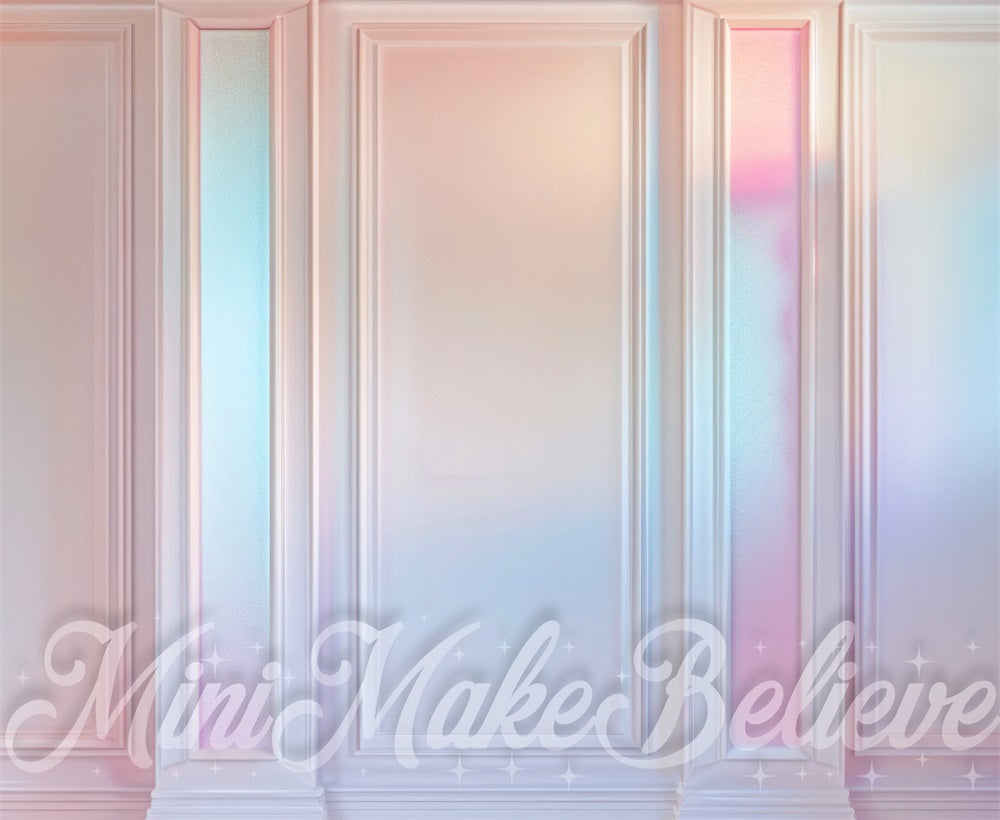 Kate Rose Irisé Mur Rétro Portrait Toile de fond conçue par Mini MakeBelieve - Kate Backdrop FR