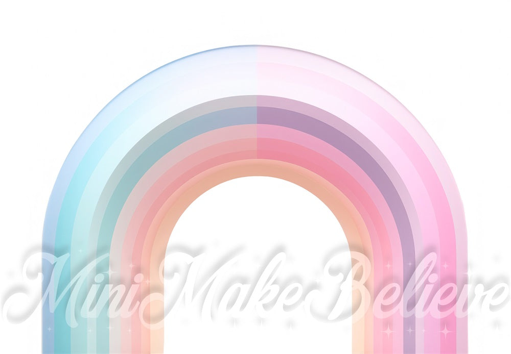 Kate Arc-en-ciel Arche 3D Anniversaire Toile de fond conçue par Mini MakeBelieve - Kate Backdrop FR