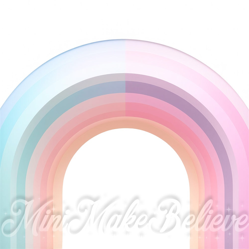 Kate Arc-en-ciel Arche 3D Anniversaire Toile de fond conçue par Mini MakeBelieve - Kate Backdrop FR