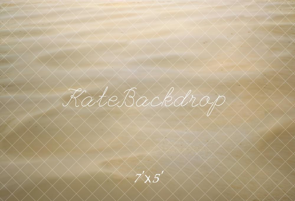 Kate Été Beige Plage de sable Sol Toile de fond conçue par Kate Image - Kate Backdrop FR