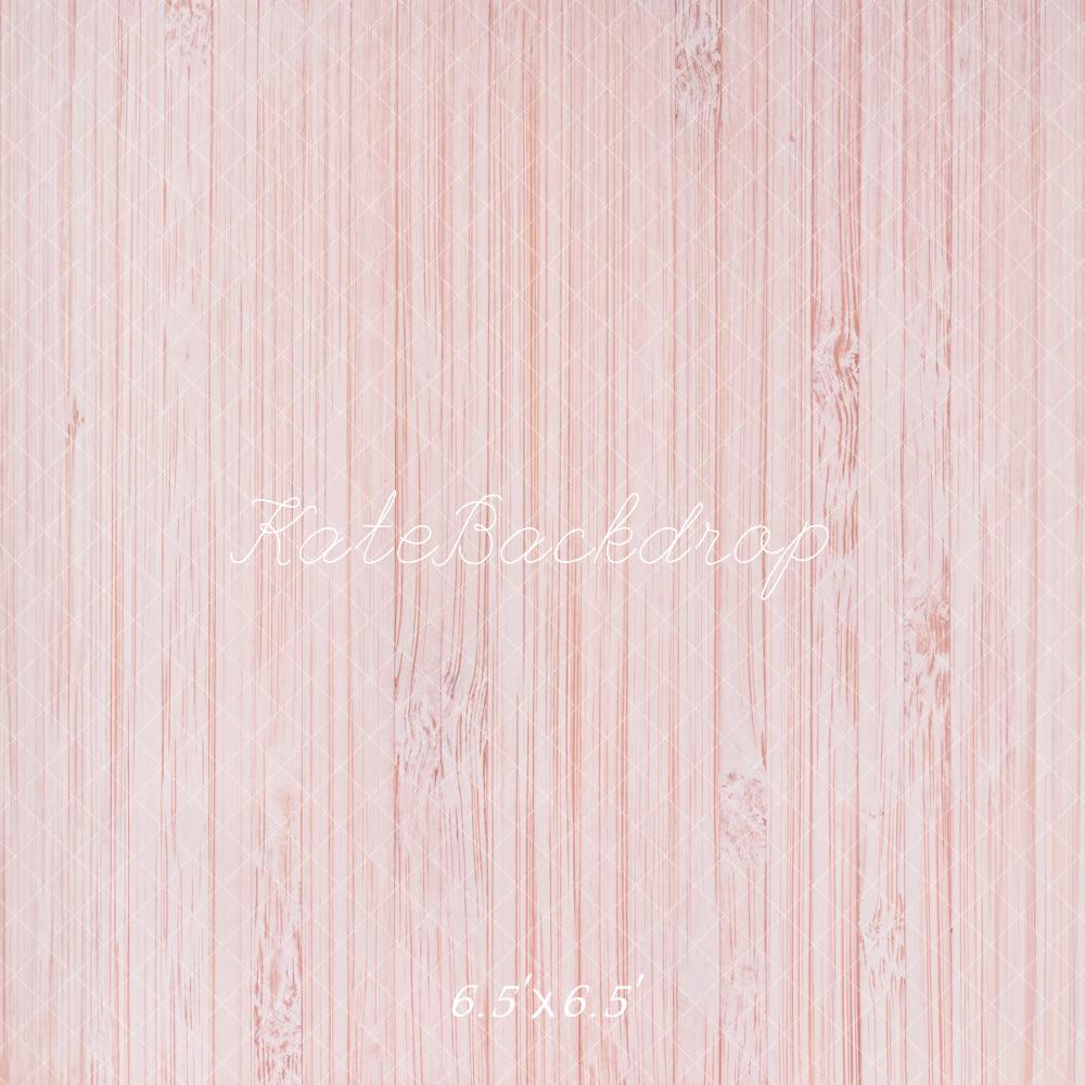 Kate Rayure Rose Parquet Sol Toile de fond conçue par Kate Image - Kate Backdrop FR