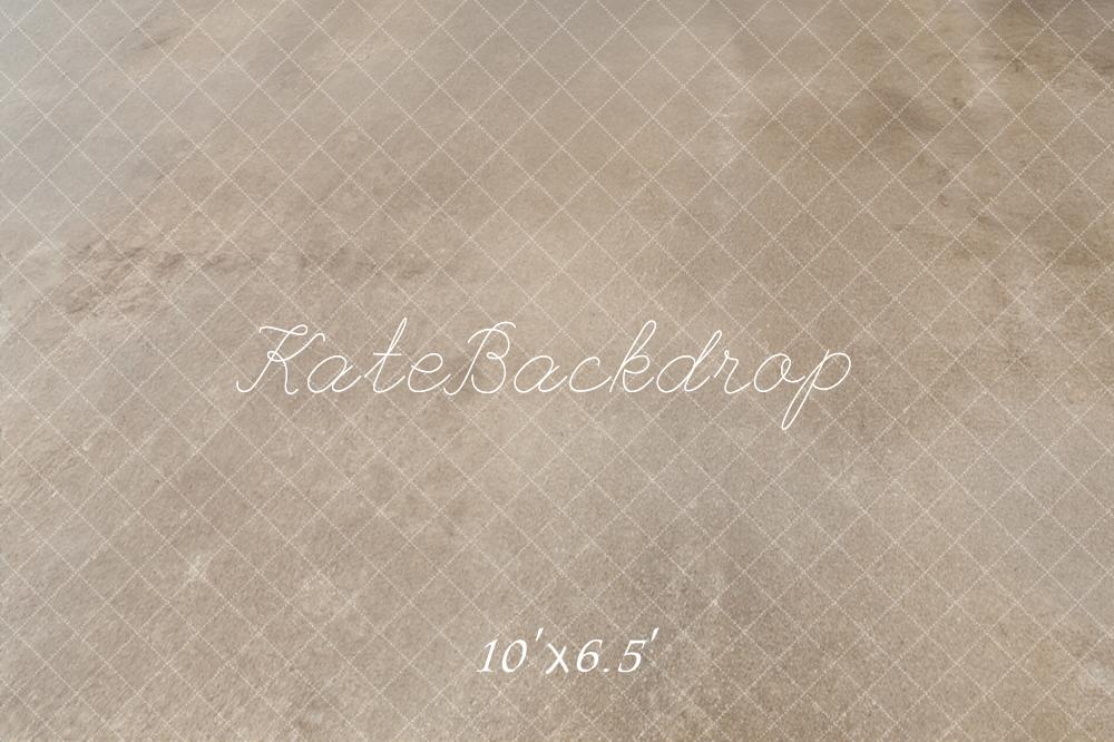 Kate Texture Brun clair Sol en ciment Toile de fond conçue par Kate Image - Kate Backdrop FR