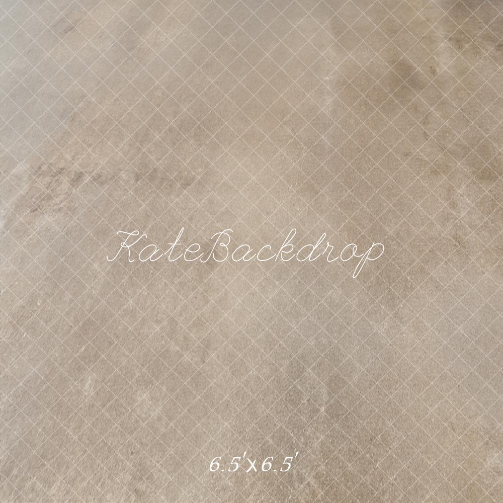 Kate Texture Brun clair Sol en ciment Toile de fond conçue par Kate Image - Kate Backdrop FR