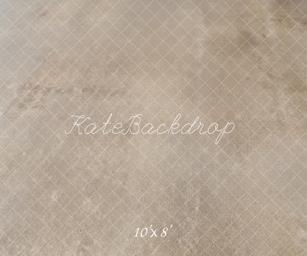Kate Texture Brun clair Sol en ciment Toile de fond conçue par Kate Image - Kate Backdrop FR
