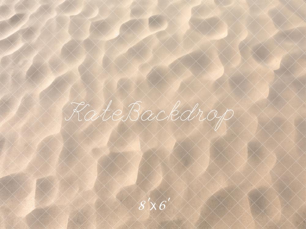 Kate Beige Plage de sable Doux Sol Toile de fond conçue par Kate Image - Kate Backdrop FR
