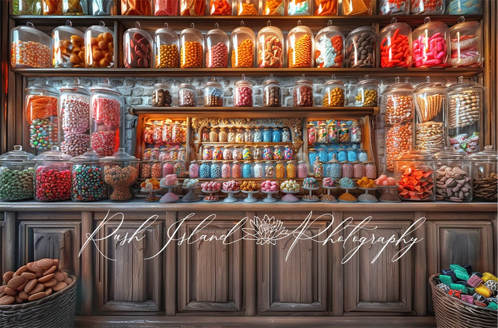 Kate Présentoir de Bonbons Enfant Coloré Toile de fond conçue par Laura Bybee - Kate Backdrop FR