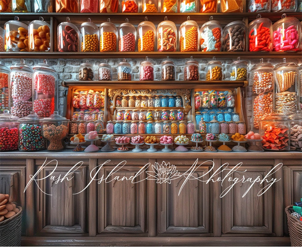 Kate Présentoir de Bonbons Enfant Coloré Toile de fond conçue par Laura Bybee - Kate Backdrop FR