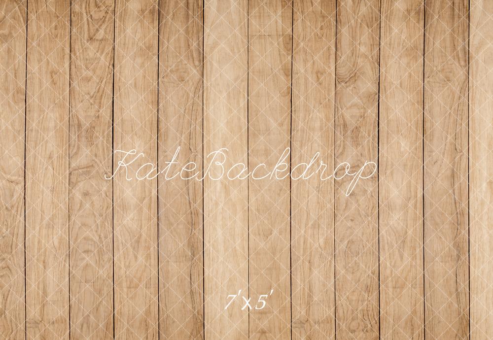 Kate Brun clair Sol en bois Toile de fond conçue par Kate Image - Kate Backdrop FR