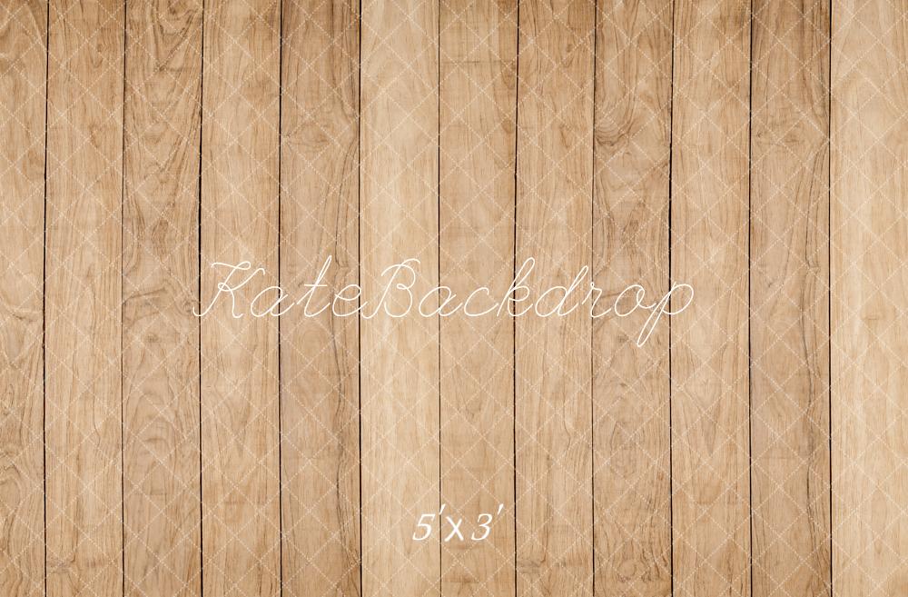 Kate Brun clair Sol en bois Toile de fond conçue par Kate Image - Kate Backdrop FR