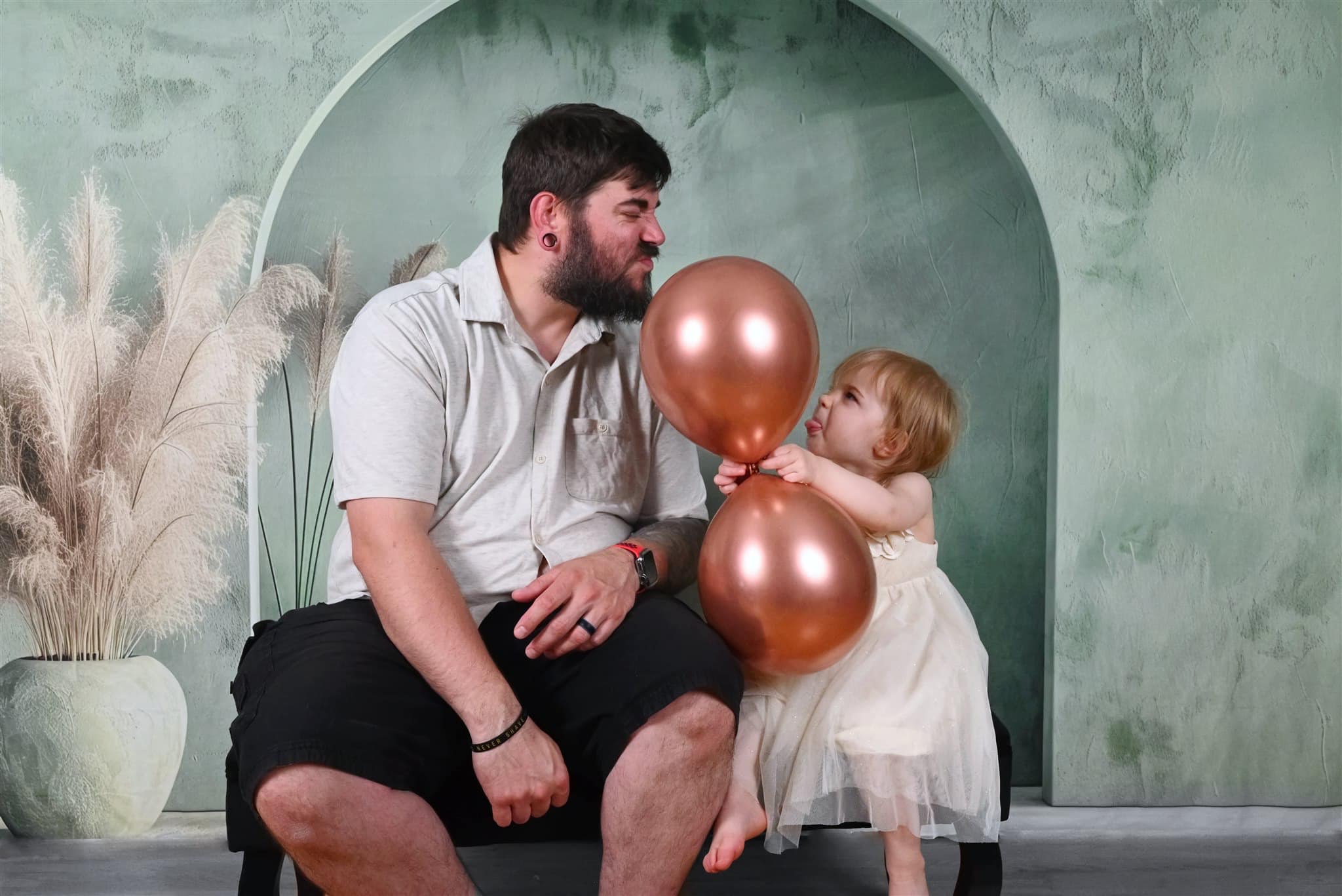 Kate Vert Mur en arc Bohème Simple Toile de fond conçue par Patty Robert - Kate Backdrop FR