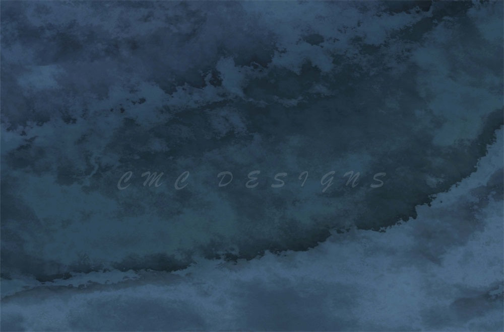 Kate Gris Bleu Foncé Abstrait Texture Toile de fond conçue par Candice Compton