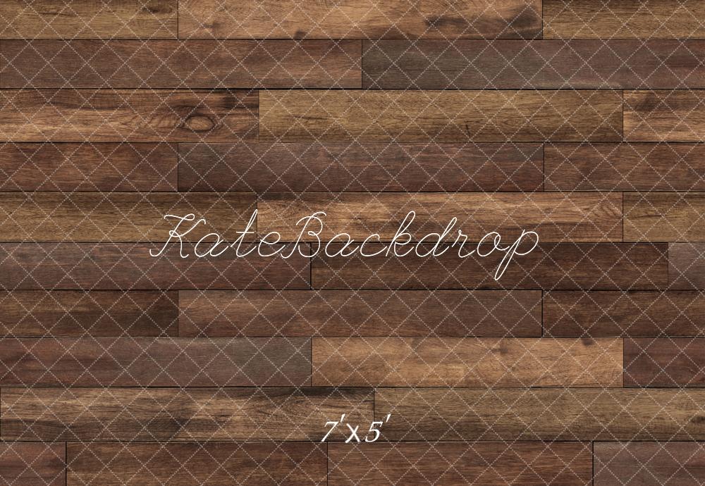 GROUPE VIP - Kate Brun Plancher en bois Rayé Sol Toile de fond conçue par Kate Image - Kate Backdrop FR