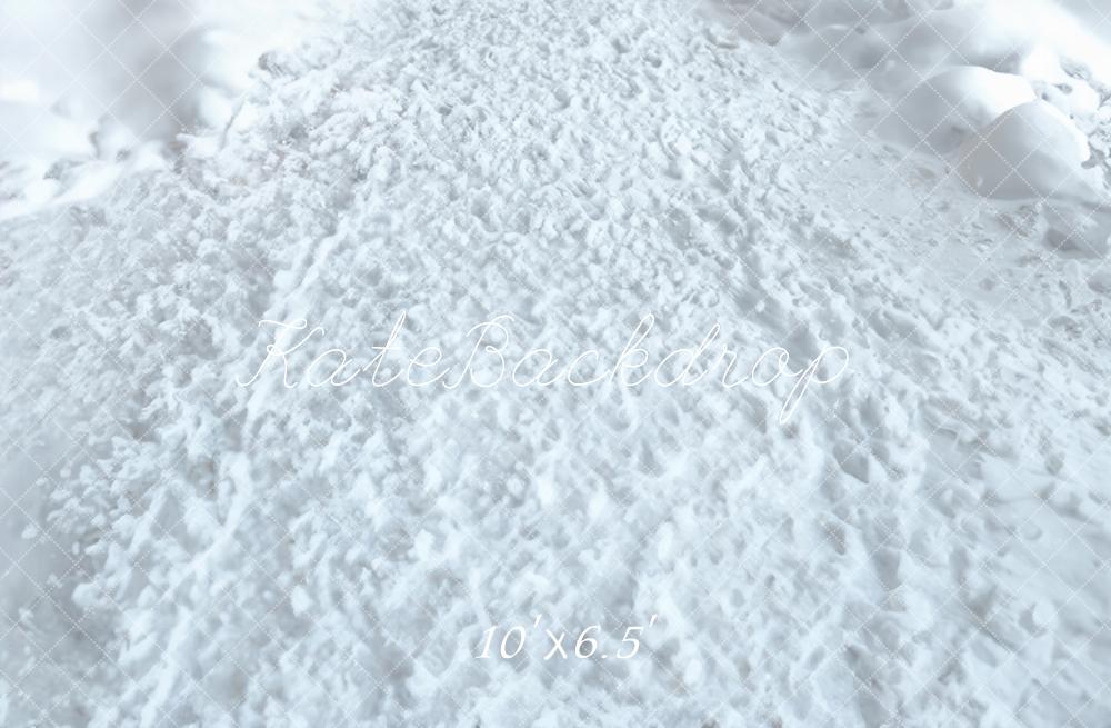 Kate Hiver Blanc Neige Sol Toile de fond conçue par Kate Image - Kate Backdrop FR