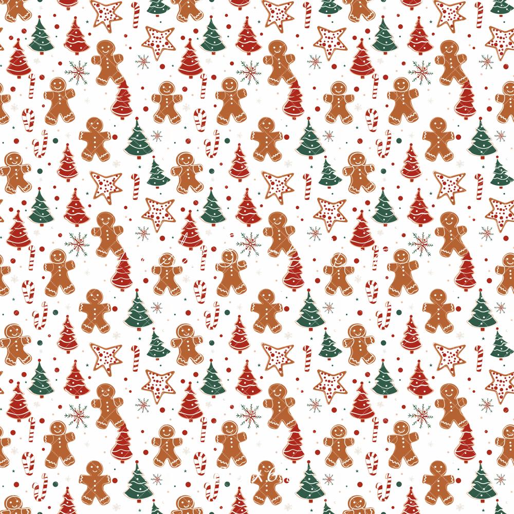 Kate Sapin de Noël Biscuits au pain d'épice Cadeau Toile de fond conçue par Chain Photographie - Kate Backdrop FR