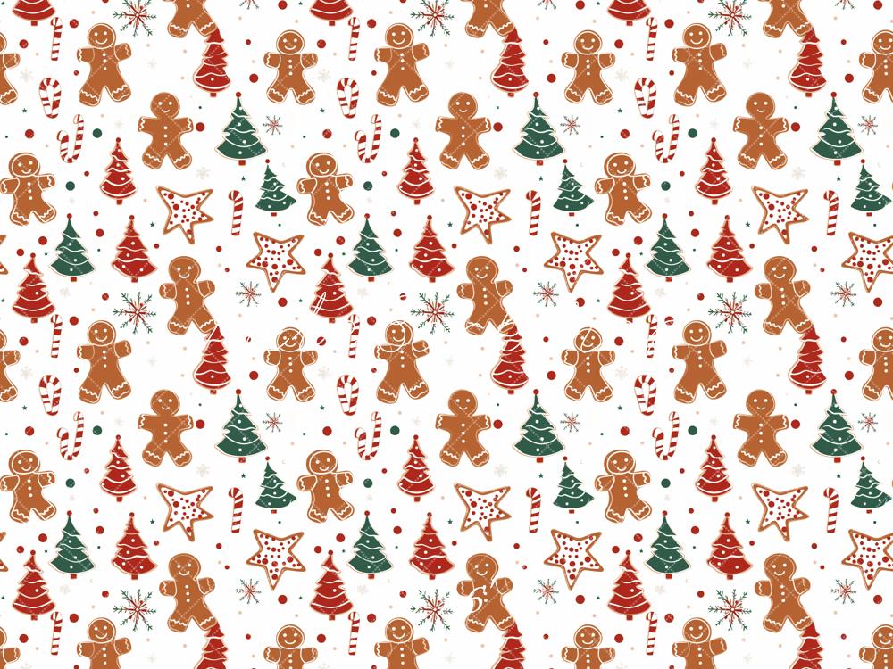 Kate Sapin de Noël Biscuits au pain d'épice Cadeau Toile de fond conçue par Chain Photographie - Kate Backdrop FR