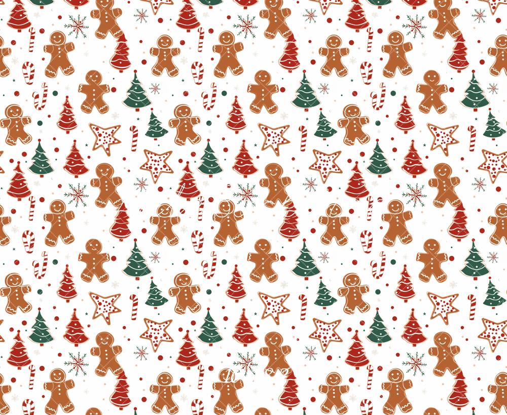 Kate Sapin de Noël Biscuits au pain d'épice Cadeau Toile de fond conçue par Chain Photographie - Kate Backdrop FR