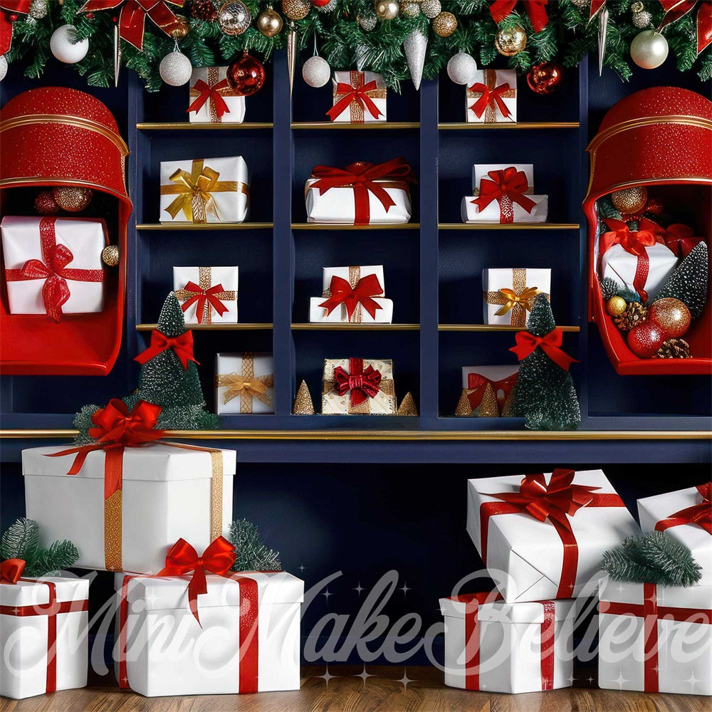 Kate Noël Intérieur Boutique de cadeaux Toile de fond conçue par Mini MakeBelieve - Kate Backdrop FR
