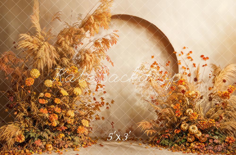 Kate Automne Beaux-Arts Fleur Arche Bohème Toile de fond conçue par Emetselch - Kate Backdrop FR