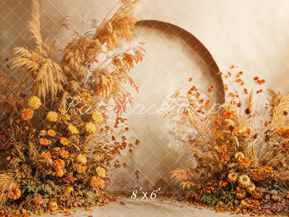 Kate Automne Beaux-Arts Fleur Arche Bohème Toile de fond conçue par Emetselch - Kate Backdrop FR