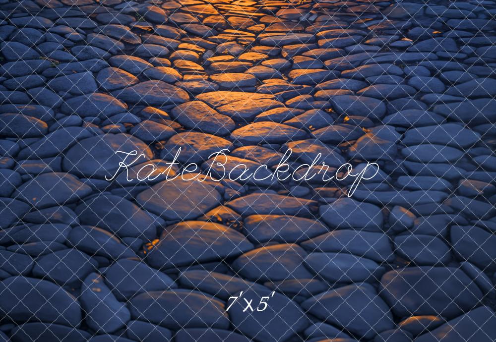 Kate Sombre Chemin de pierre Lumière Sol Toile de fond conçue par Kate Image - Kate Backdrop FR