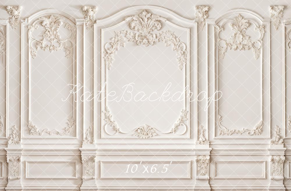 Offres Éclair Kate Blanc Mur Rétro Floral Portrait Toile de fond conçue par Chain Photographie - Kate Backdrop FR