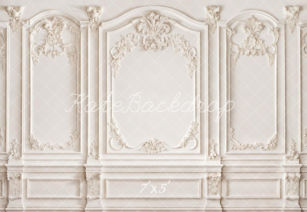 Offres Éclair Kate Blanc Mur Rétro Floral Portrait Toile de fond conçue par Chain Photographie - Kate Backdrop FR