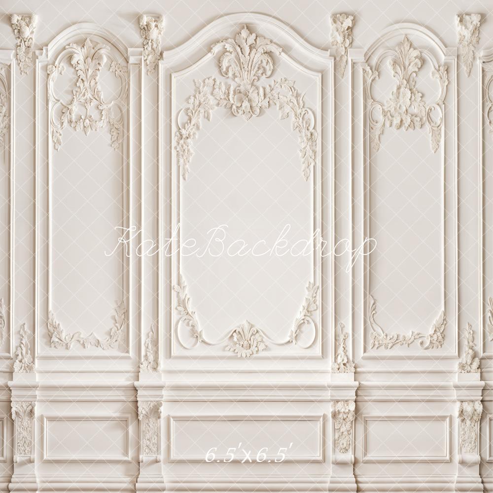 Offres Éclair Kate Blanc Mur Rétro Floral Portrait Toile de fond conçue par Chain Photographie - Kate Backdrop FR