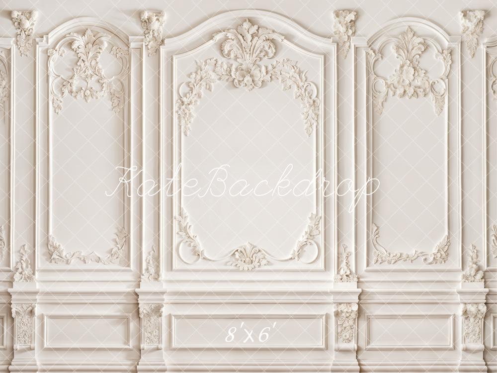 Offres Éclair Kate Blanc Mur Rétro Floral Portrait Toile de fond conçue par Chain Photographie - Kate Backdrop FR