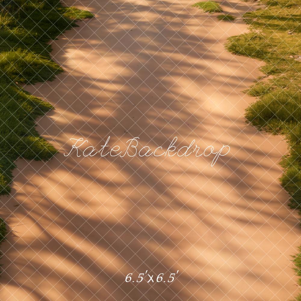 Kate Forêt Ombre Prairie Chemin Sol Toile de fond conçue par Kate Image - Kate Backdrop FR