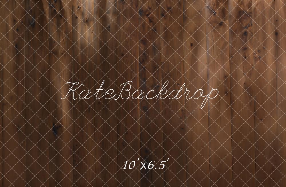 Kate Marron foncé Parquet Sol en bois Toile de fond conçue par Kate Image - Kate Backdrop FR