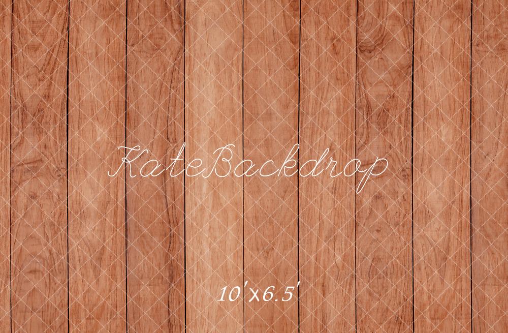 Kate Orange Parquet Sol en bois Toile de fond conçue par Kate Image - Kate Backdrop FR