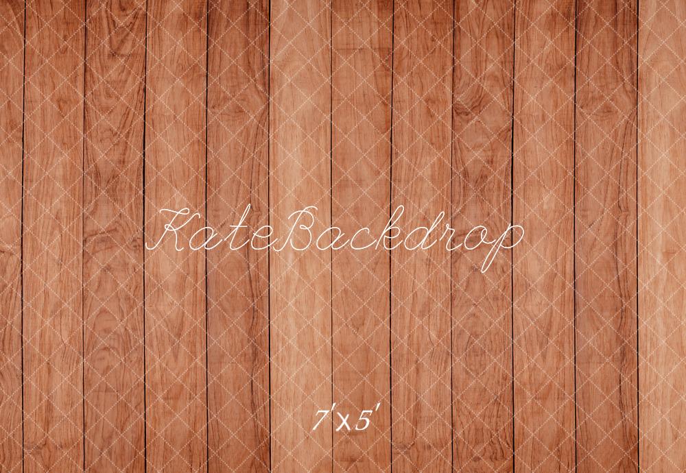 Kate Orange Parquet Sol en bois Toile de fond conçue par Kate Image - Kate Backdrop FR